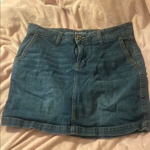 Sonoma Blue Denim Jean Skirt Casual Denim built in shorts size 10